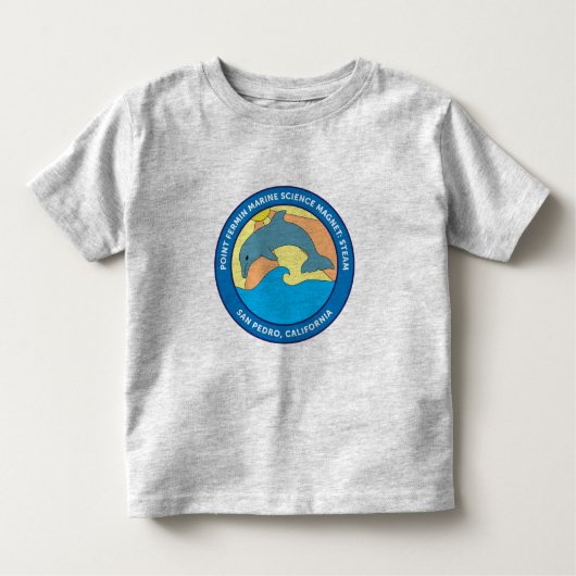 Toddler Point Fermin Elementary Light Grey Kinder Shirts (Voorkant)