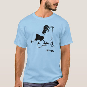 Toddler Riding op scooter T-shirt