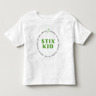 TODDLER - Stix Kind voor/achter (witte/lichte kleu Kinder Shirts