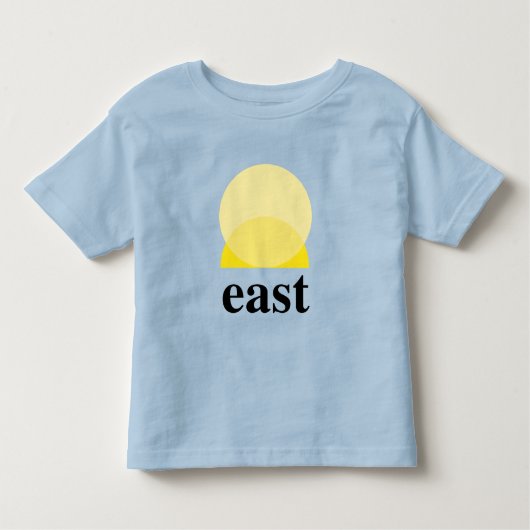Toddler T-Shirt in Light Blue (Voorkant)