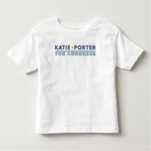 Toddler T-shirt Katie Porter voor het congres