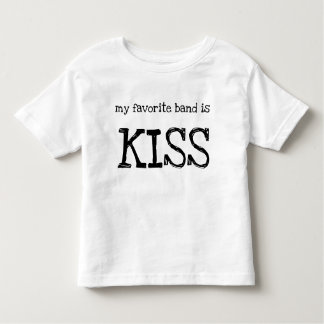 Toddler T-Shirt "Mijn favoriete band is KISS"