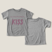 Toddler T-Shirt "mon groupe préféré est KISS" (Design Recto & Verso)