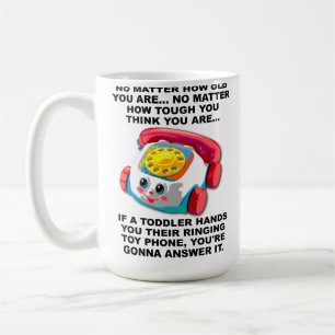 Toddler Téléphone amusant Voyage Mug