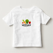 Toddler Weegan T-Shirt - Licht (Voorkant)