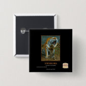 Toddlers Vierkante Button 5,1 Cm (Voorkant /achterkant)