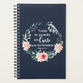 TODO LO PUEDO EN CRISTO QUE ME FORTALECE PLANNER (Voorkant)