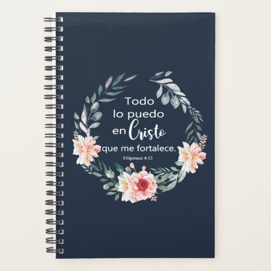 TODO LO PUEDO EN CRISTO QUE ME FORTALECE PLANNER (Voorkant)