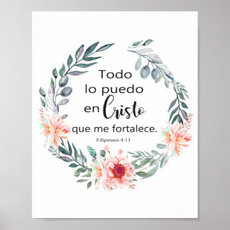 TODO LO PUEDO EN CRISTO QUE ME FORTALECE POSTER