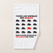 Todos los animales son iguales 2 bad handdoek (Handdoek)