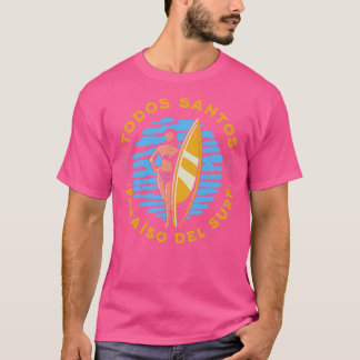 Todos Santos Mexico Surfers Paradise Retro T-shirt