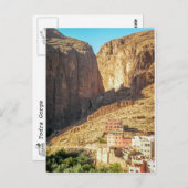 Todra Gorge, Marokko - Briefkaart (Voorkant / Achterkant)