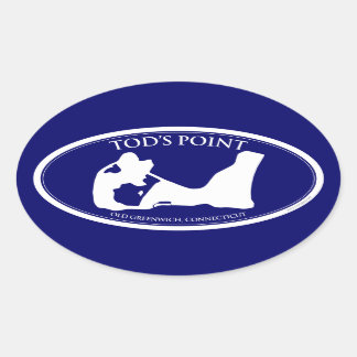 Tod's Point Ovale Sticker