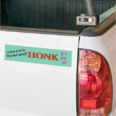 Toe als je niet gered bent bumpersticker (Op Truck)