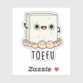 Toe-fu Grappige Tofu Pun Sticker (Vel)