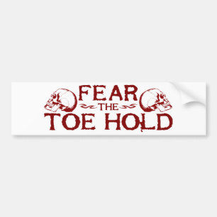 Toe-Hold Bumpersticker