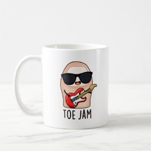Toe Jam Grappig Grote Teen Muziek Pun Koffiemok