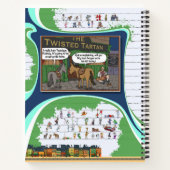 Toe’s Town Comic | Spiral Notebook Notitieboek (Achterkant)