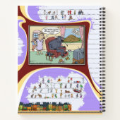 Toe’s Town Comic | Spiral Notebook Notitieboek (Achterkant)