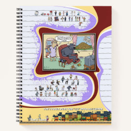 Toe’s Town Comic | Spiral Notebook Notitieboek