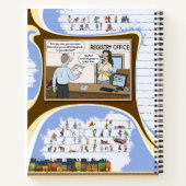 Toe’s Town Comic | Spiral Notebook Notitieboek (Achterkant)