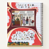 Toe’s Town Comic | Spiral Notebook Notitieboek (Achterkant)