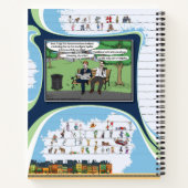 Toe’s Town Comic | Spiral Notebook Notitieboek (Achterkant)