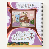 Toe’s Town Comic | Spiral Notebook Notitieboek (Achterkant)