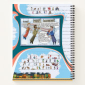 Toe’s Town Comic | Spiral Notebook Notitieboek (Achterkant)