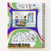 Toe’s Town Comic | Spiral Notebook Notitieboek (Achterkant)