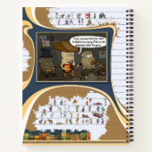 Toe’s Town Comic | Spiral Notebook Notitieboek (Achterkant)