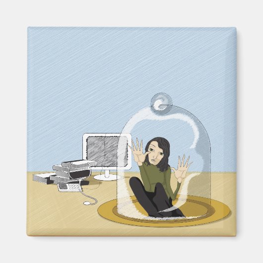 Toegang geweigerd magneet (Voorkant)