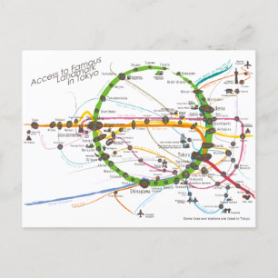 Toegang tot beroemd landschap in het Briefkaart To