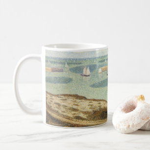 Toegang tot de haven door Georges Seurat, Vintage Koffiemok