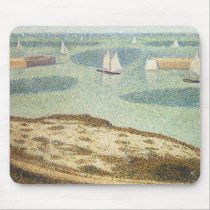 Toegang tot de haven door Georges Seurat, Vintage  Muismat