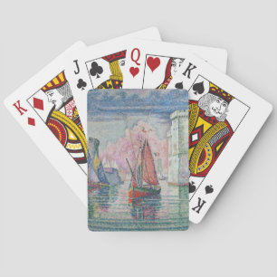 Toegang tot de haven van La Rochelle, Paul Signac Pokerkaarten