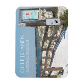 Toegang tot Johnson Beach, Gulf Islands NS, Florid Magneet (Verticaal)