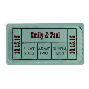 Toegang tot TWEE Save the Date TICKETTEN Etiket