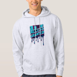 Toegang Verleend | Retro Hacker Floppy Disk Grafis Hoodie