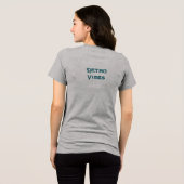 Toegang Verleend | Retro Hacker Floppy Disk Grafis Tri-Blend Shirt (Achterkant volledig)