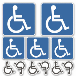 Toegankelijkheidspictogram Contour Stickers instel