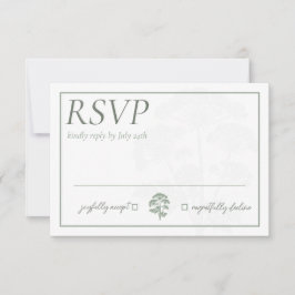 TOEGEDANHEID | Reactiekaart RSVP Kaartje