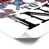 Toegediend aan Ink Tattooed Inked Tattoo Lover Foto Afdruk (Hoek)