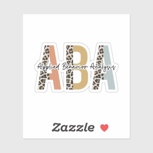 Toegepaste gedragsanalyse ABA - Behaviortherapie Sticker (Vel)