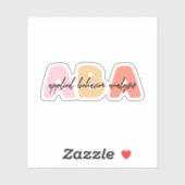 Toegepaste gedragsanalyse ABA - Behaviortherapie Sticker (Vel)