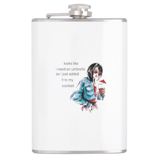 Toegevoegd Paraplu snoeppot Heupfles (Voorkant)