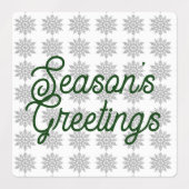 Toegevoegde Snowflakes Envelopzegels/labels Labels (Design 1)