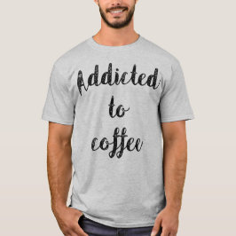 Toegewezen aan koffie t-shirt