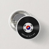 Toegewezen aan Kpop-toets Ronde Button 3,2 Cm (Voorkant /achterkant)