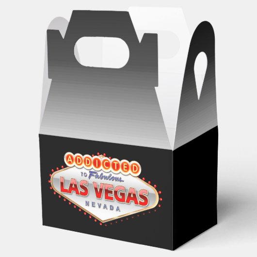 Toegewezen aan Las Vegas, Nevada Funny Sign Bedankdoosjes (Geopend)